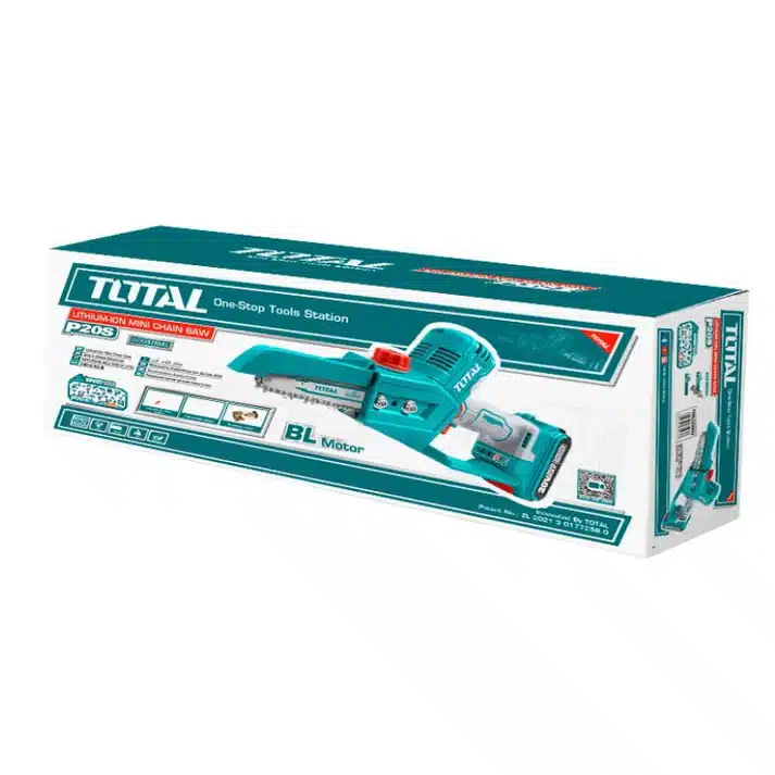 Mini Tronçonneuse à Chaîne Lithium-Ion 20V TOTAL – Image 4